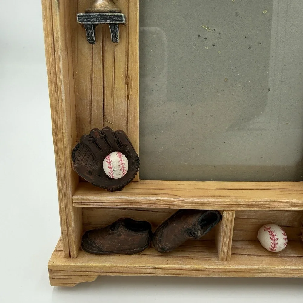 Prinz Baseball Picture Frame For 4x6 Photo Sports Ball Glove Home Decor Memories